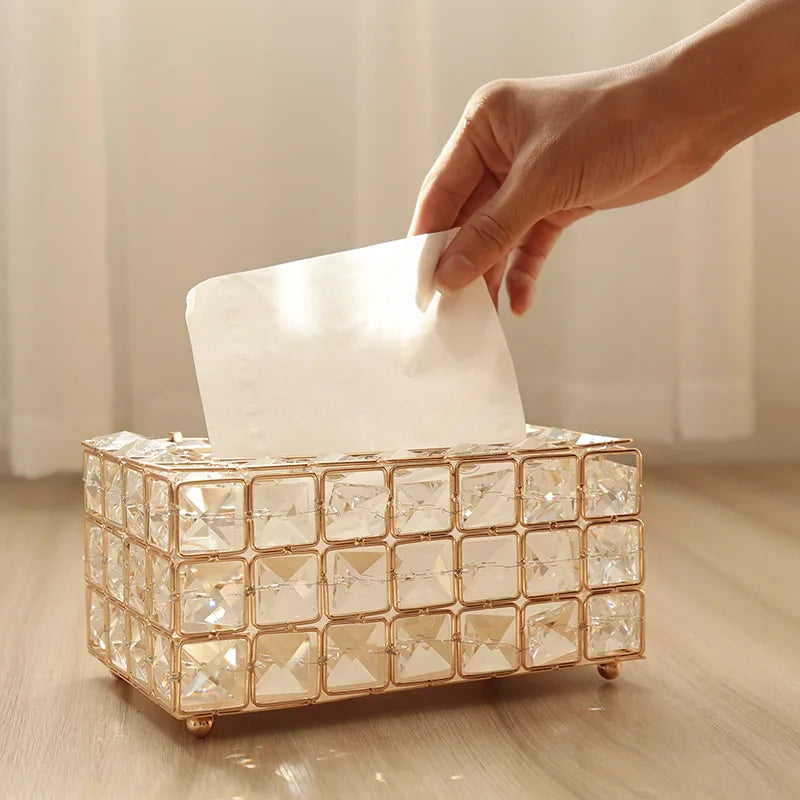 Makeup Brushes Holder Pot Organiser Golden Crystal Bling Cosmetic Brush Pen Pencil Holder Candle Holder Storage Box Container
